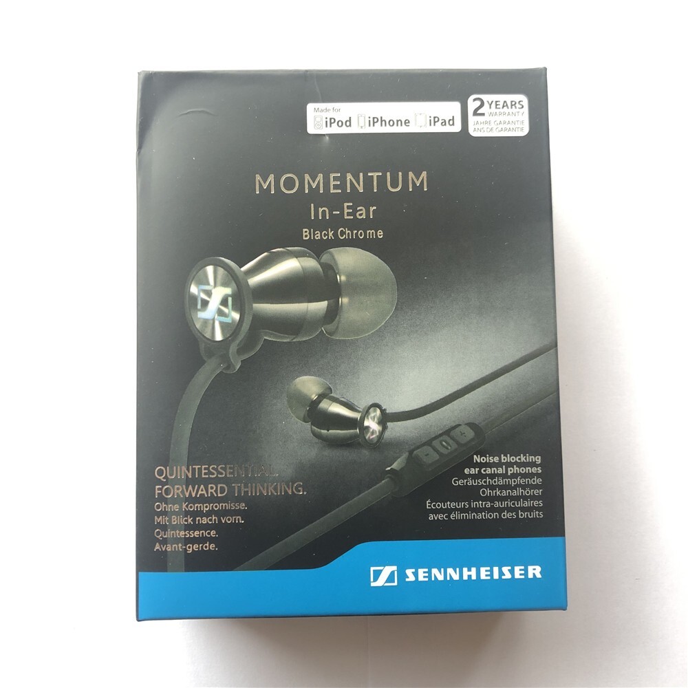 For Sennheiser M2 IEi Momentum In-Ear Headphones - iOS Equipment - Black/Red -