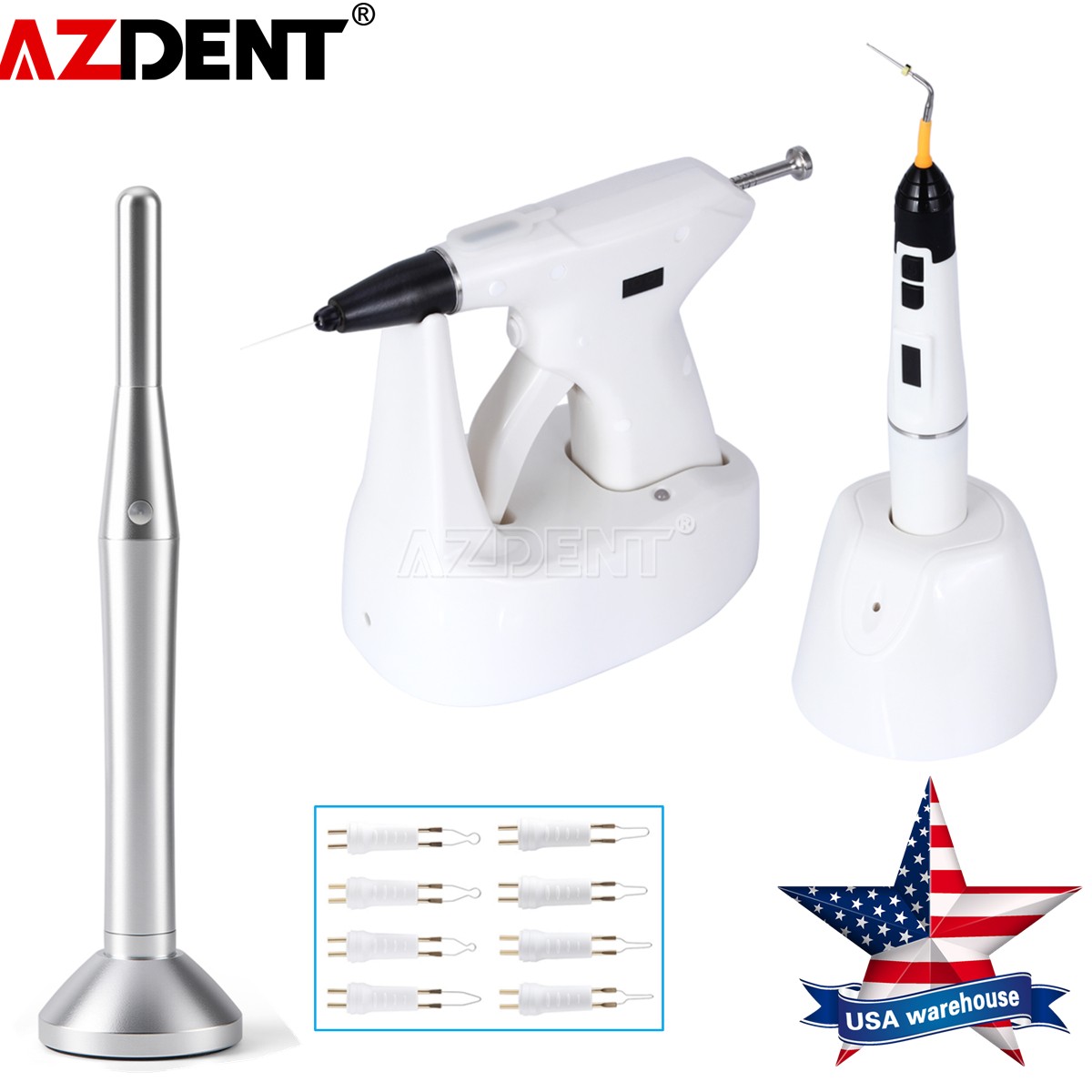 US Dental Gutta Percha Obturation System Endo Heated Pen&Gun/Gutta Percha Cutter