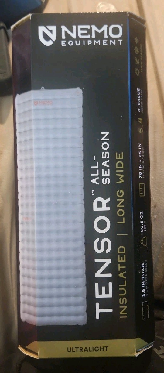 Nemo Equipment Tensor All-Season Ultralight Insulated Sleeping Long Wide 76x25