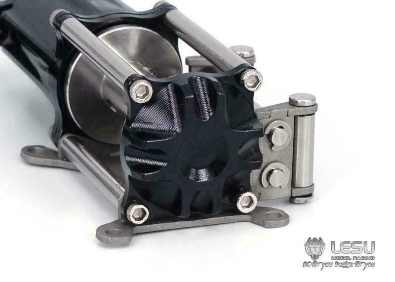 LESU Metal Electric Winch for RC DIY Car Rock Crawler 1/14 Tractor Truck Model