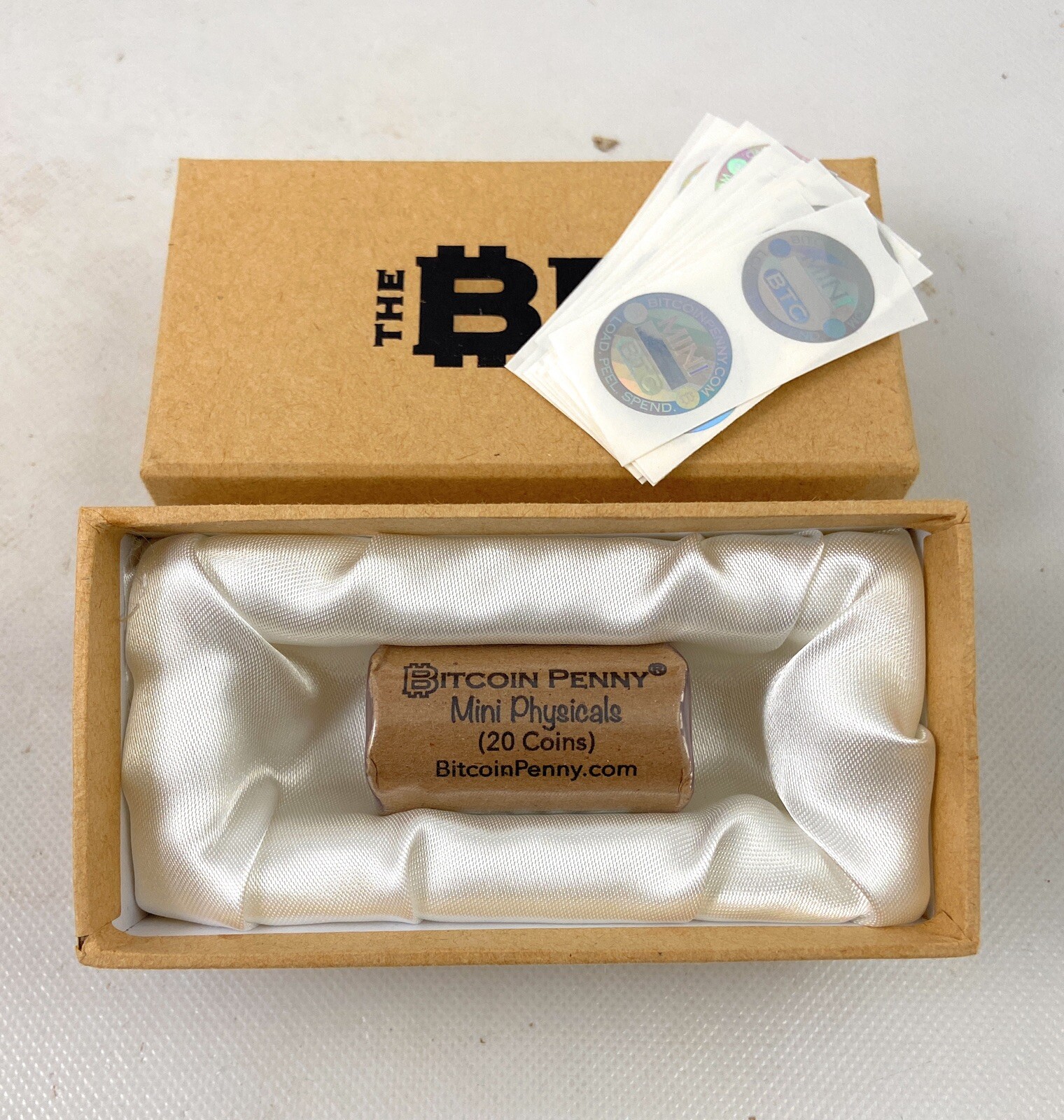 ☀️Unfunded 2022 Bitcoin Penny Co Sealed Short Roll 20 DIY Coins w/ Holos