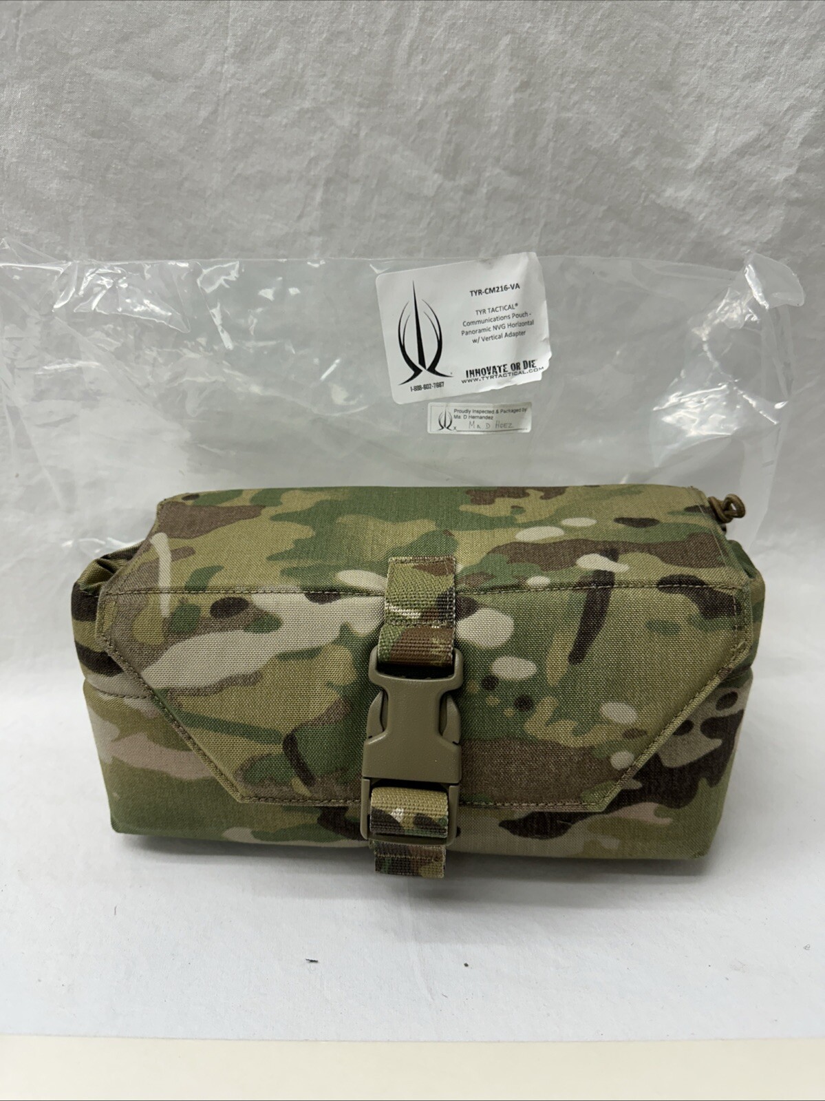 Tyr Tactical Multicam Panorama GPNVG NVG Optics Communication Padded Pouch