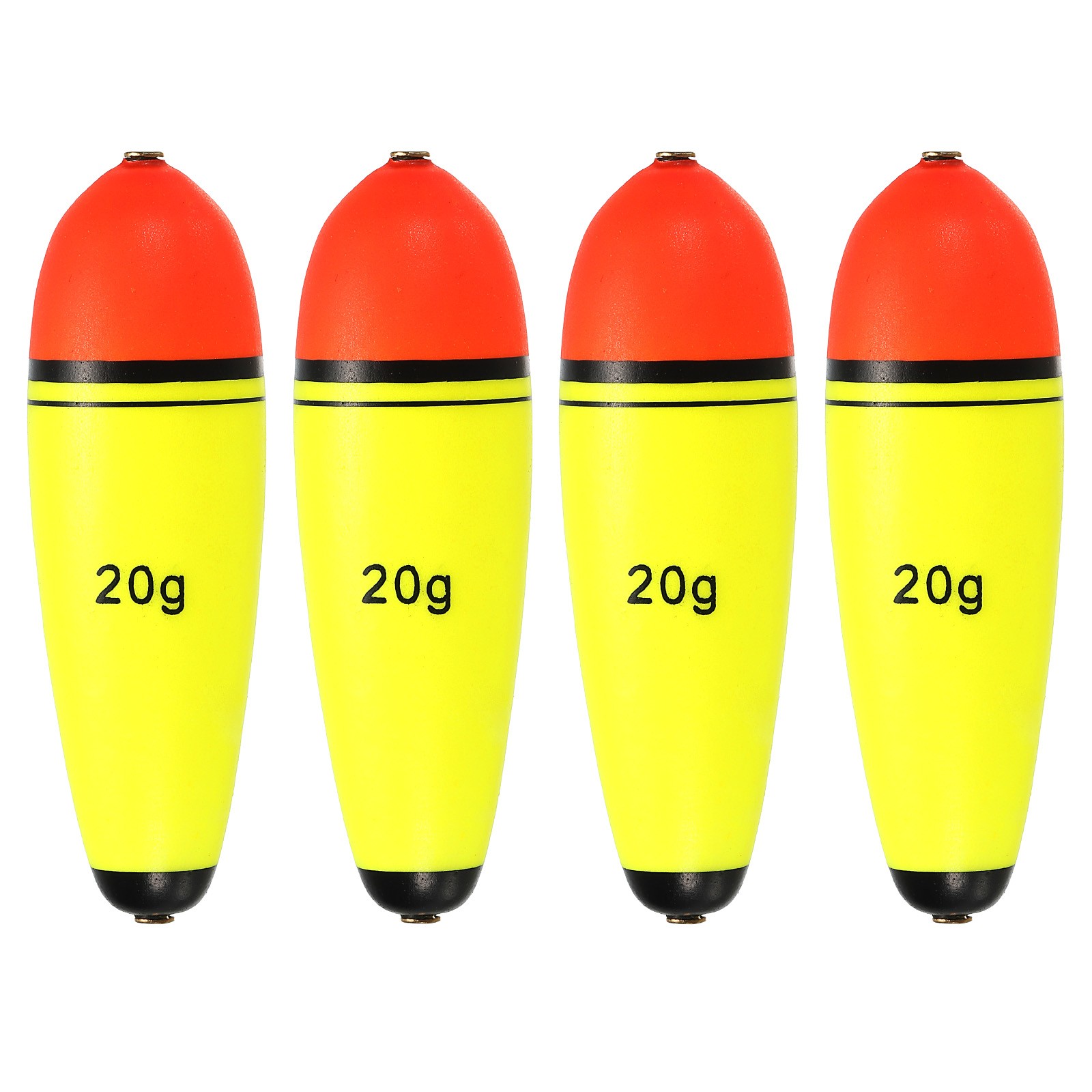 4 Pack 0.7oz Fishing Slip Bobbers EVA Fishing Float Yellow