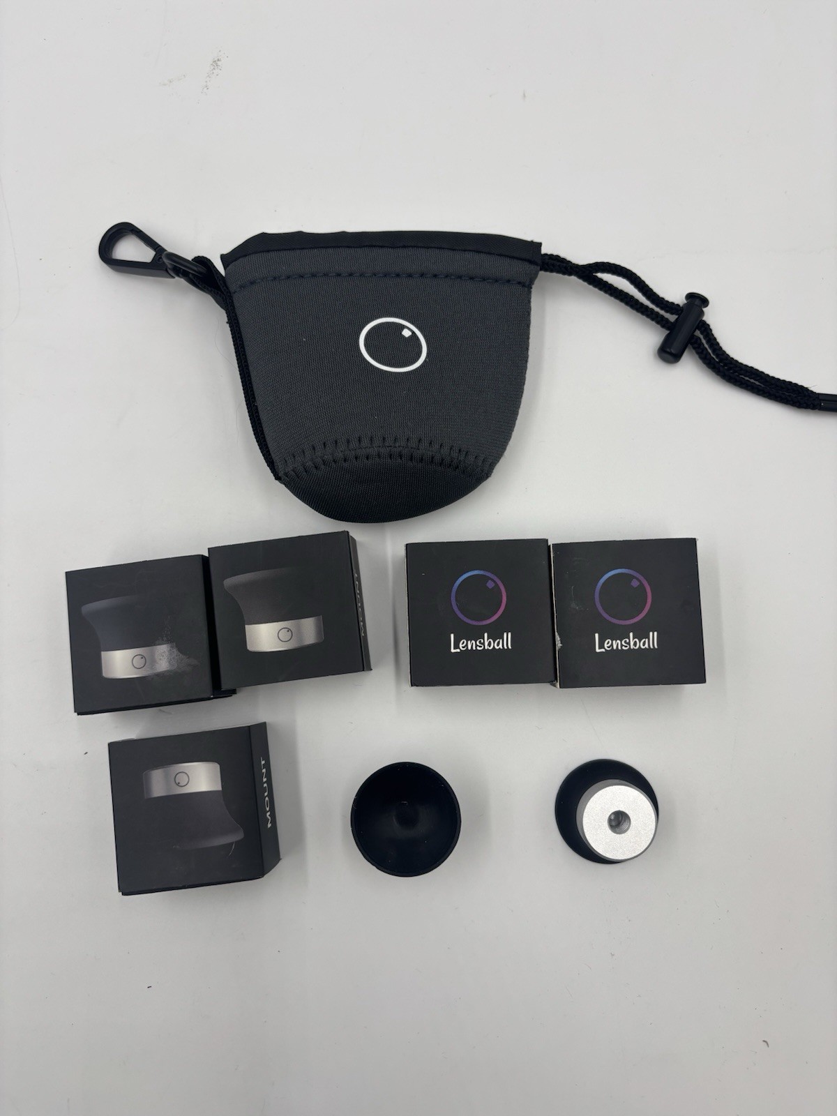 New Lensball Tripod Suction Cup Mount (5) With Storage Case Photography