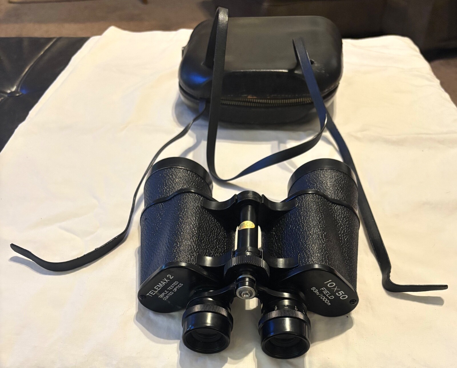 "Telemax 2" Brand Binoculars, Triple Tested Coated Optics, 10X50 Field 93m/1000m