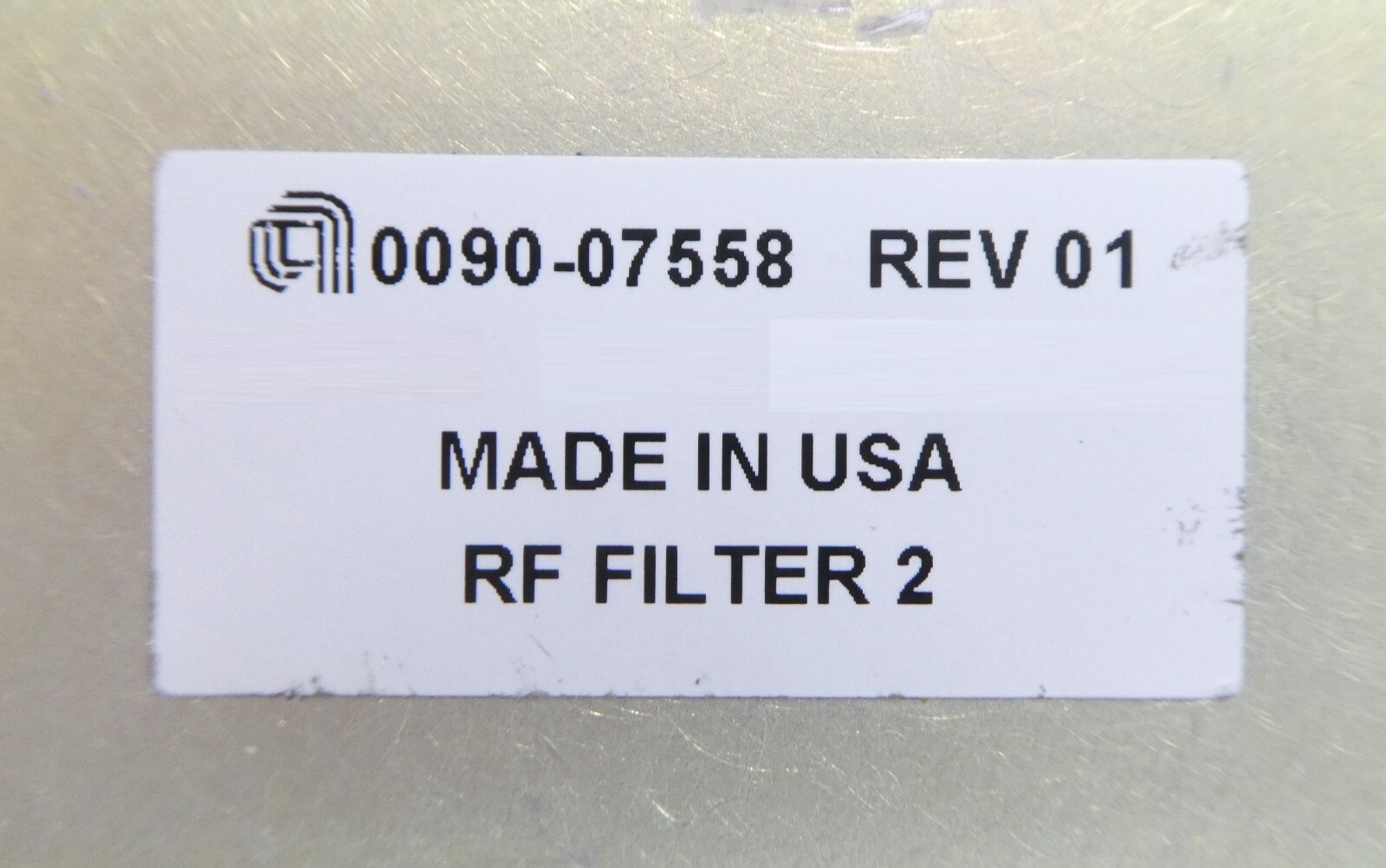 AMAT Applied Materials 0090-07558 RF Filter 2 0041-39198 Working Surplus