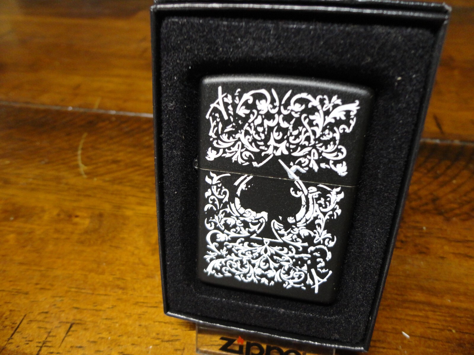 SPADE SPADES BLACK MATTE ZIPPO LIGHTER MINT IN BOX 2008