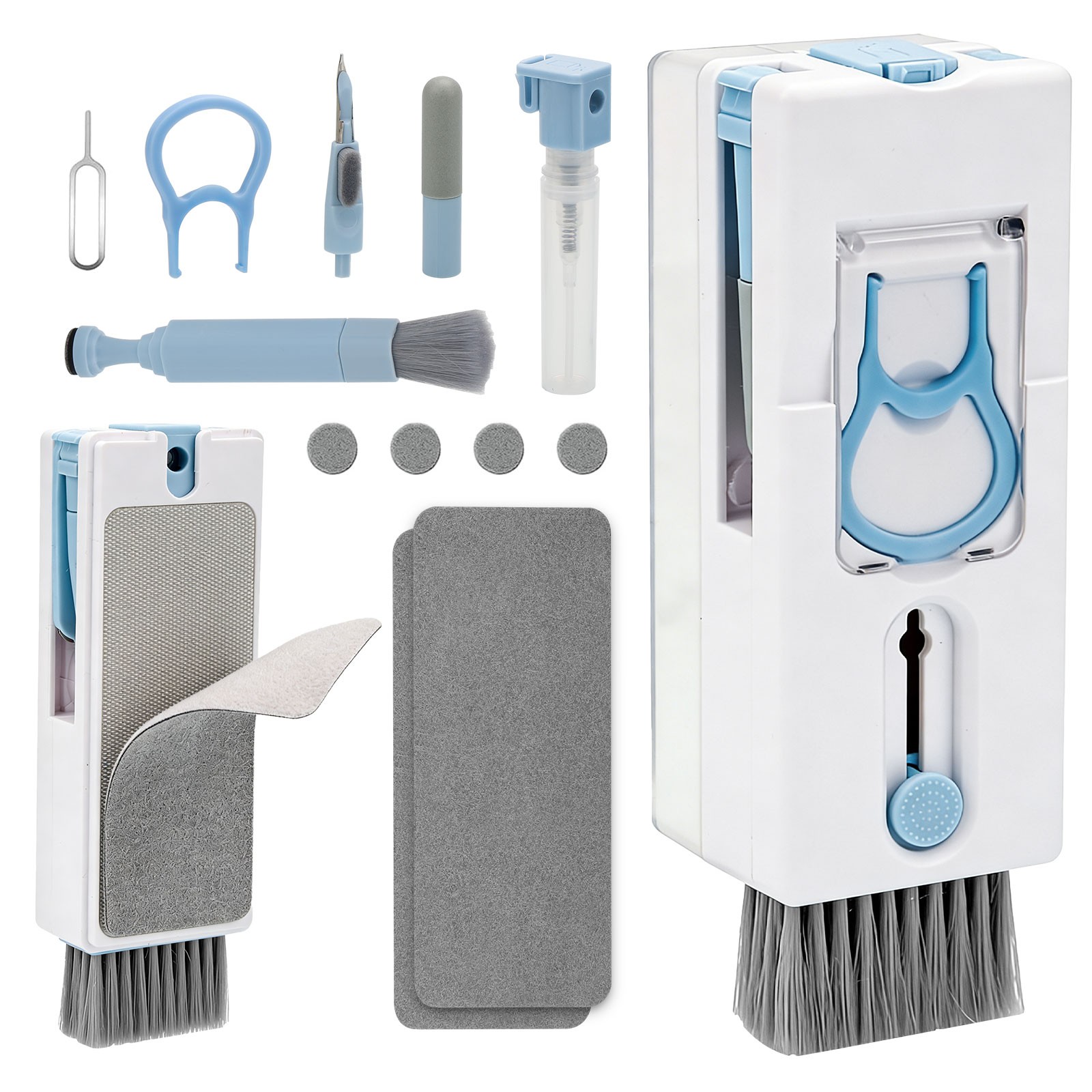 11 in 1 Laptop Cleaner Kit for Computer Screen Keyboard iPhone Airpods Portable