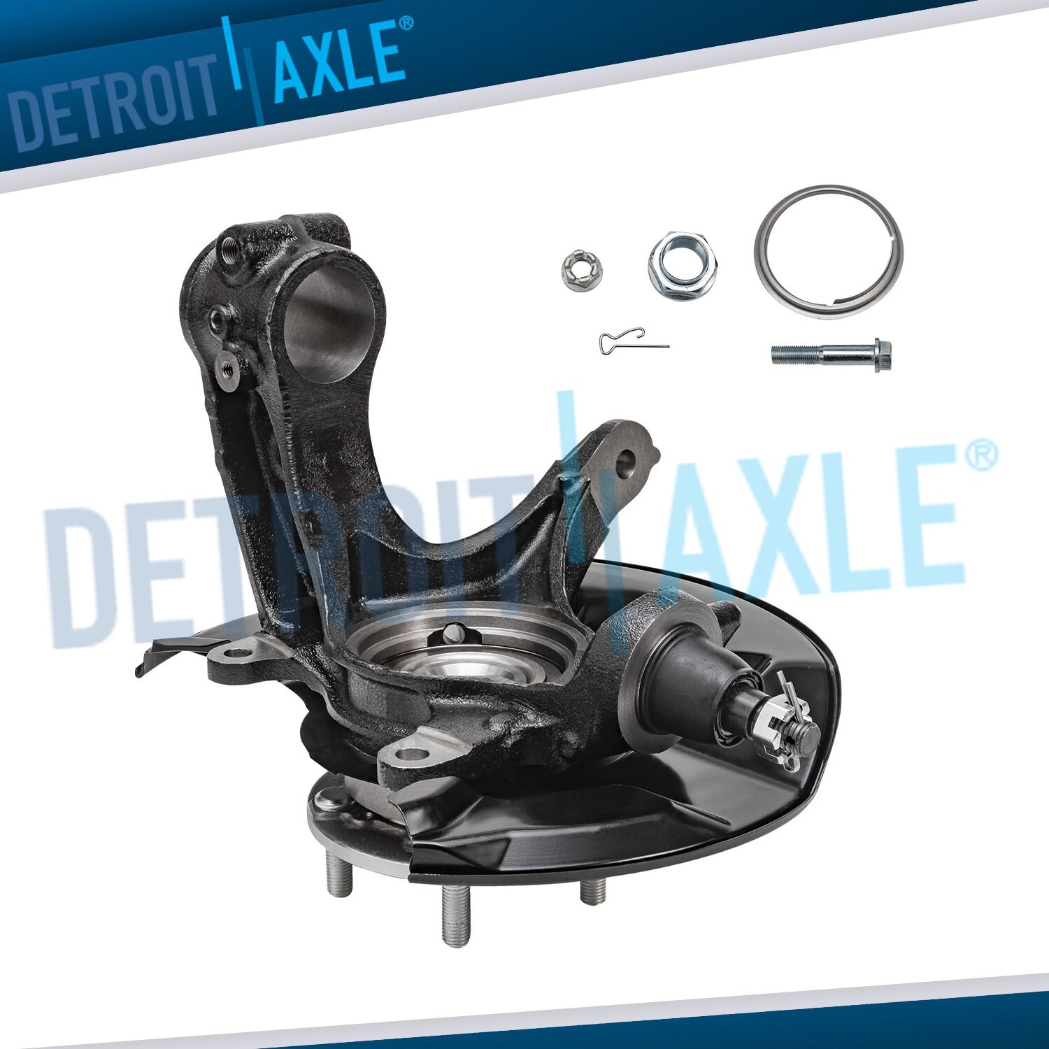 Front Right Steering Knuckle w/ Wheel Hub for 2013 2014 2015 2016 Honda Accord