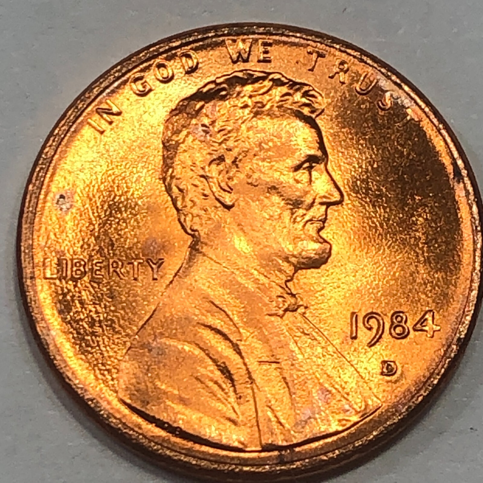 1984 P&D  Uncirculated Lincoln Memorial Cent Set