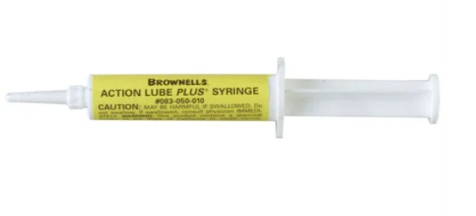 Brownells Action Lube Plus Syringe 10cc Precision Gun  Lubricant Applicator