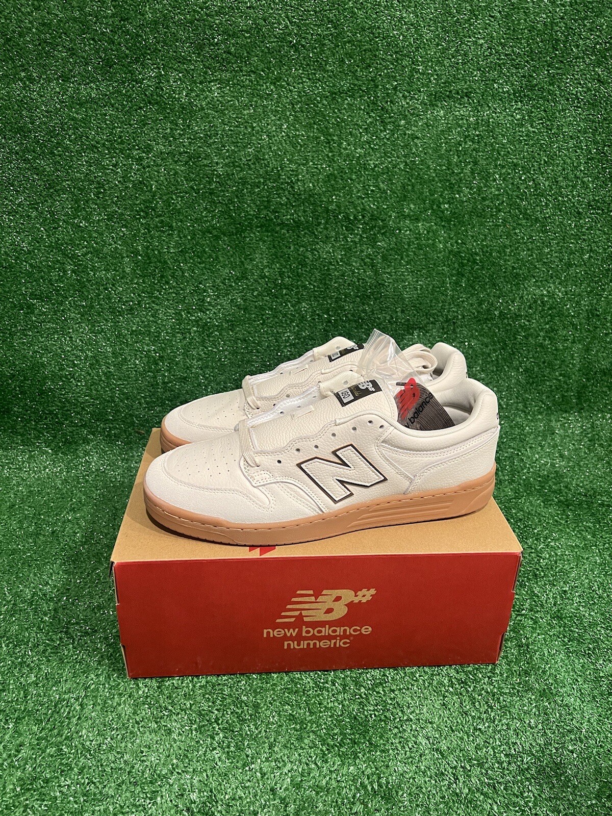 Size 13 - New Balance Numeric 480 Sea Salt Brown
