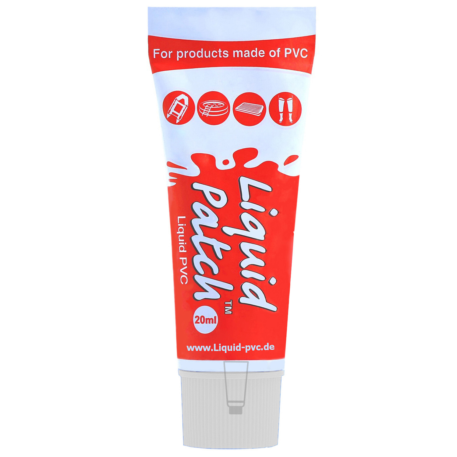 Liquid PVC patch repair kit liquid patch inflatable boat adhesive Latka White