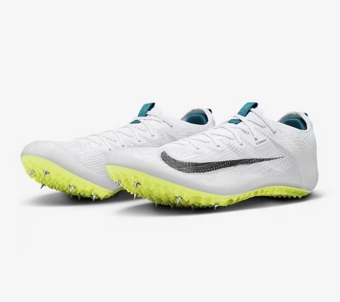 Nike Zoom Superfly Elite 2 Track Spikes White Spruce Men’s Sz 7.5 FZ9662-100