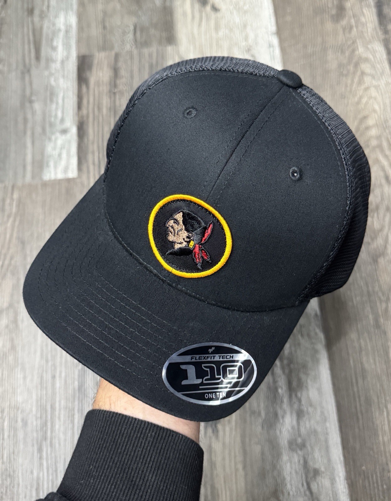 Seminole Golf Club- Golf Hat - Flexfit110 - Black - Patch- Adjustable Snapback