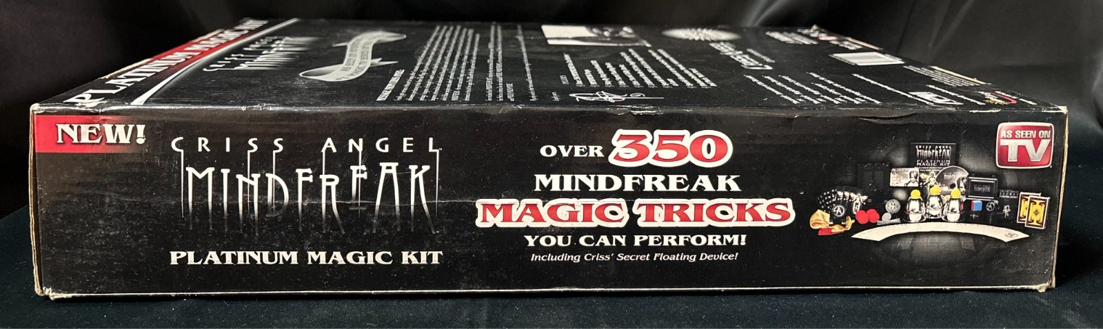 Criss Angel Platinum Magic Kit-Complete-Open Box-350 Magic Tricks