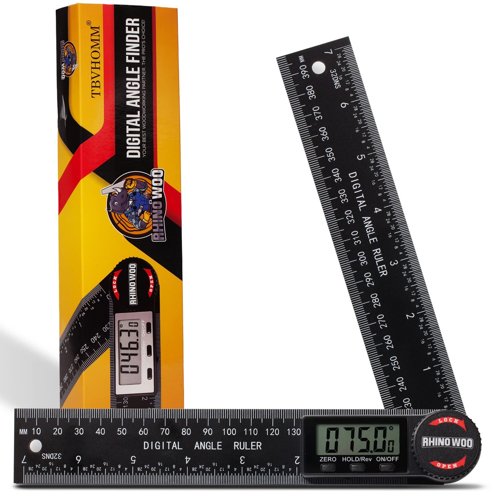 Digital Angle Finder Protractor, Angle Measuring Tool for Woodworking/Carpenter/