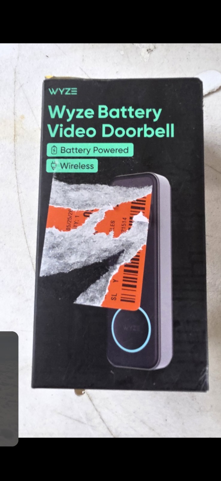 New Wyze Wireless Battery Video Doorbell, HD Plus Video 2-Way Audio Night Vision