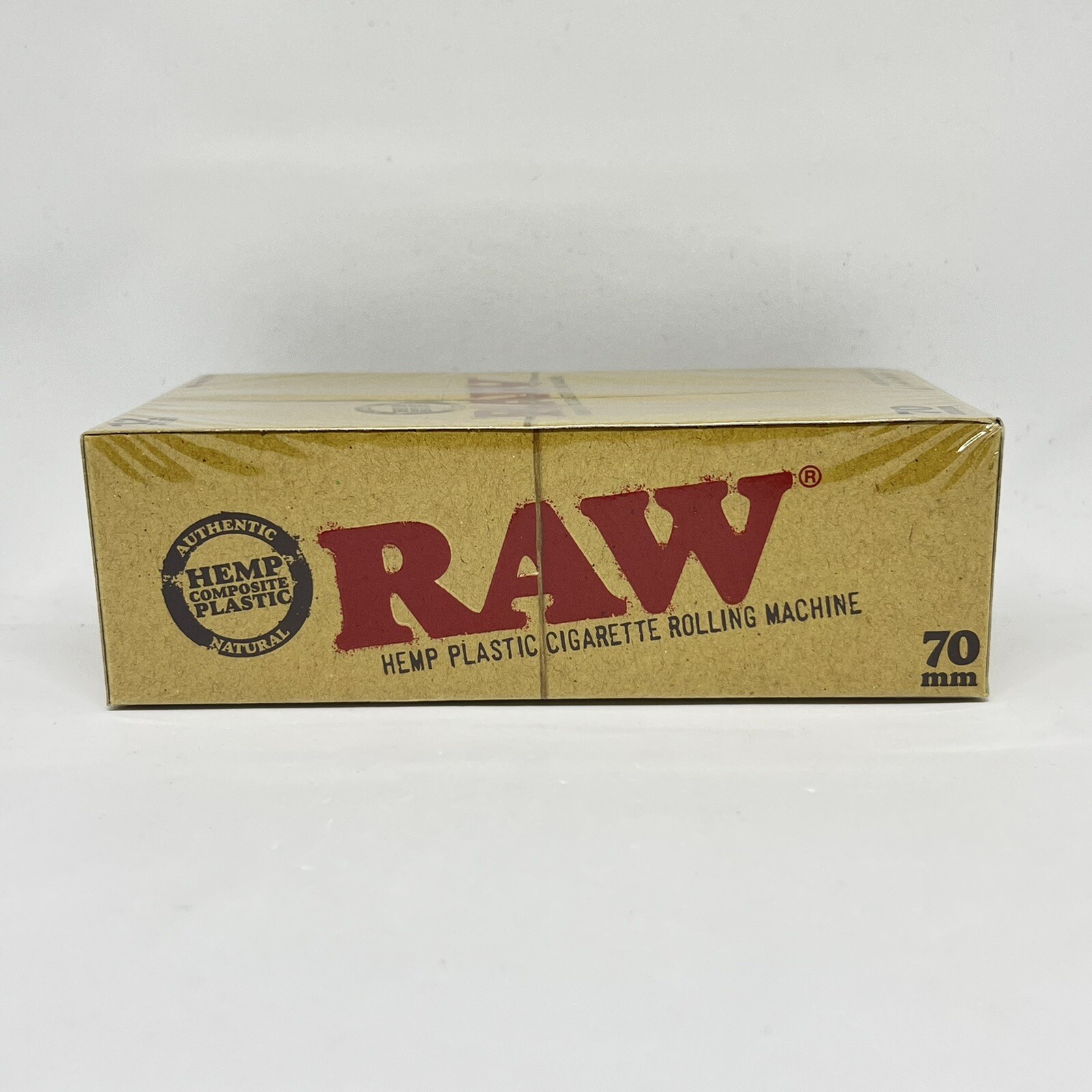 Raw 70mm Rolling Machine Roller Hemp composite Plastic Display/Retailer Box 12ct