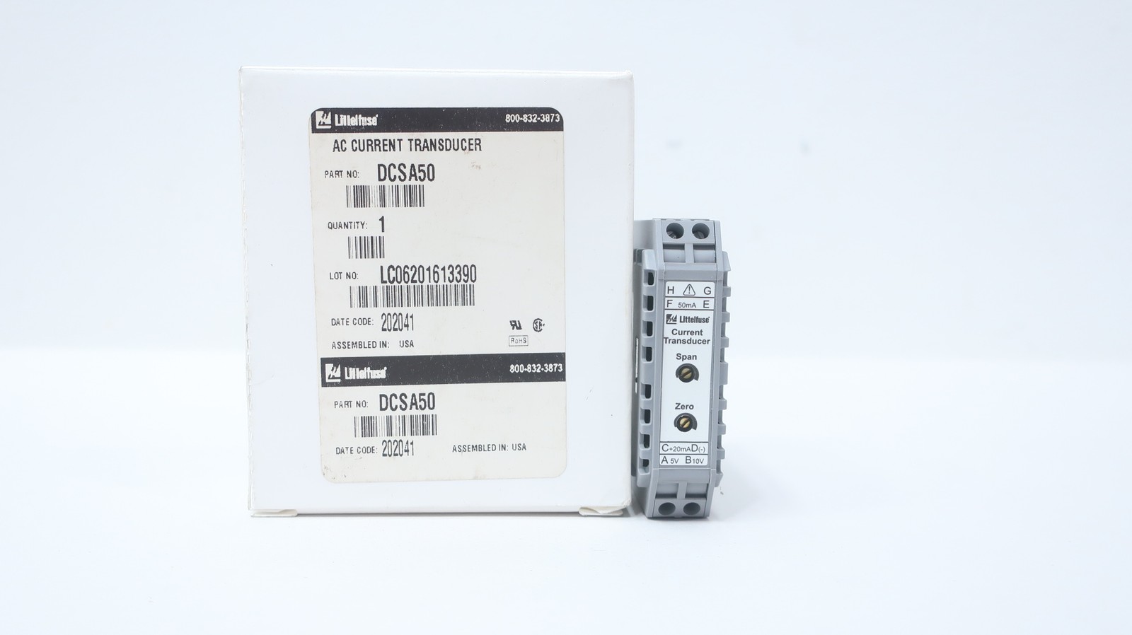 Littelfuse DCSA50 Current Transducer 30v-dc