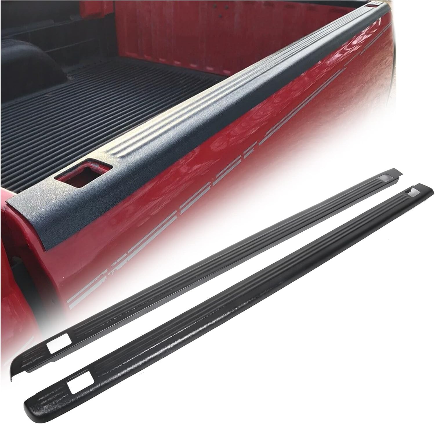 Truck Bed Rail Caps W/Holes Chevrolet Silverado & GMC Sierra 1500 2500 3500