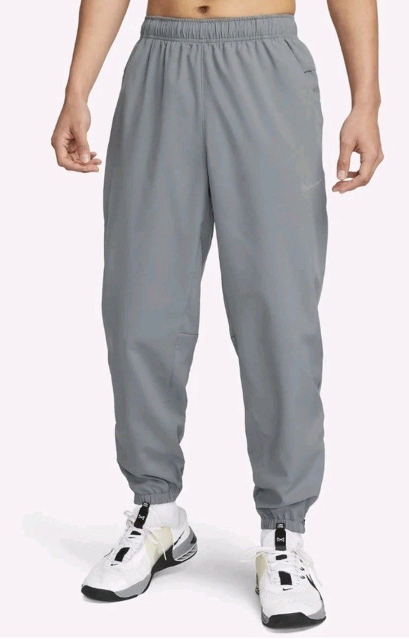 $60 Nike Form Tapered Versatile Pants Lightweight Jogger FB7497-Grey-XLarge-New