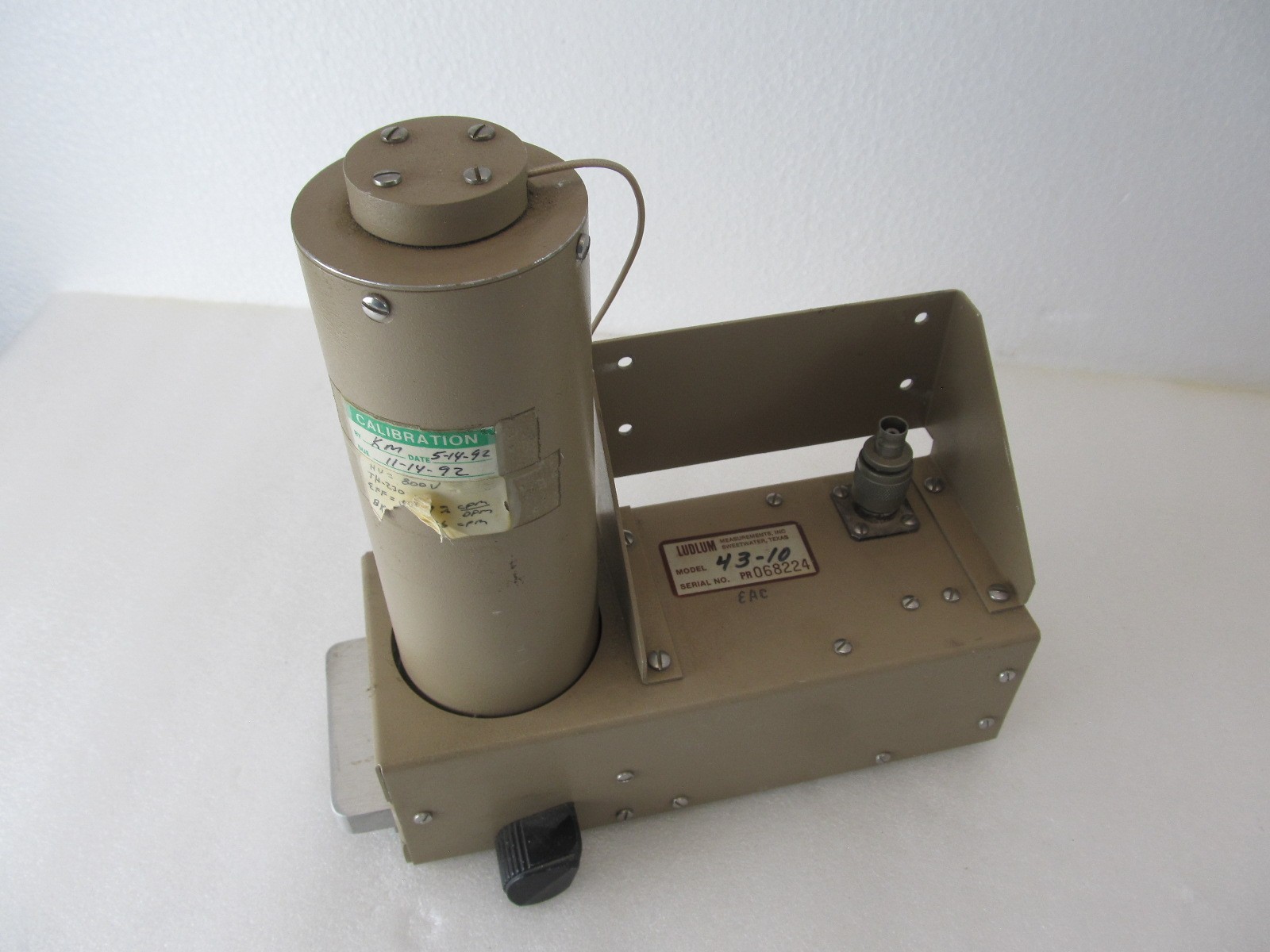 Ludlum Model 43-10 Alpha Sample Counter Head Sensor #2