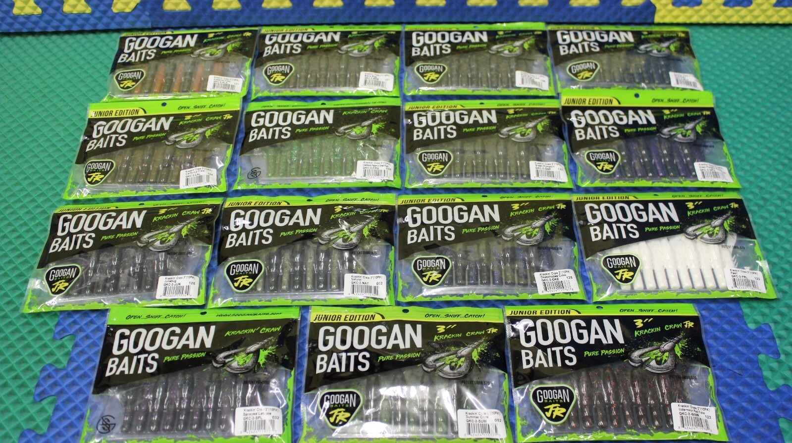 Googan Baits Krackin Craw Jr. 3" 10PK Junior Edition CHOOSE YOUR COLOR!