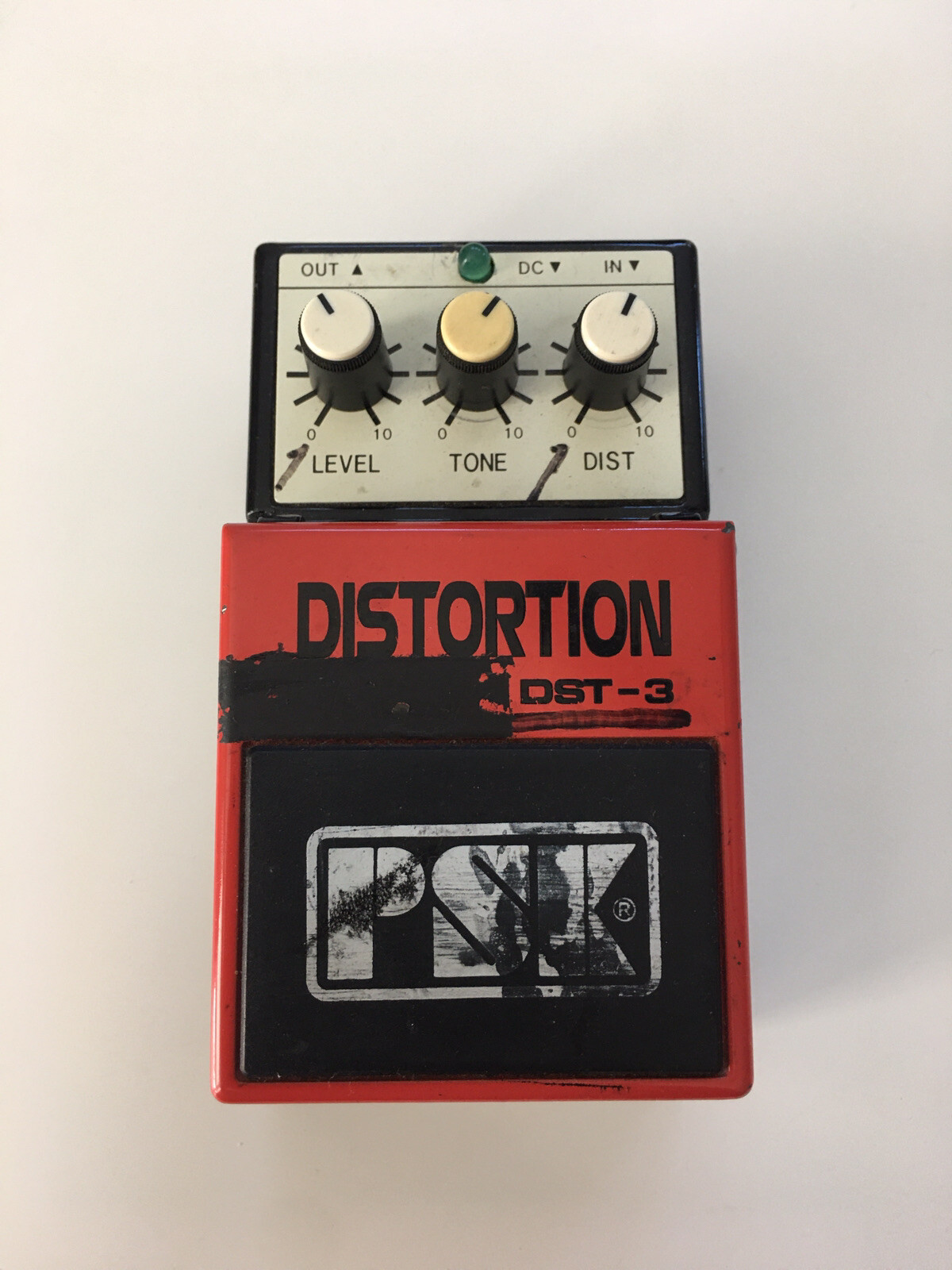 PSK DST-3 Distortion Overdrive Rare Vintage Guitar Effect Pedal Made In Korea
