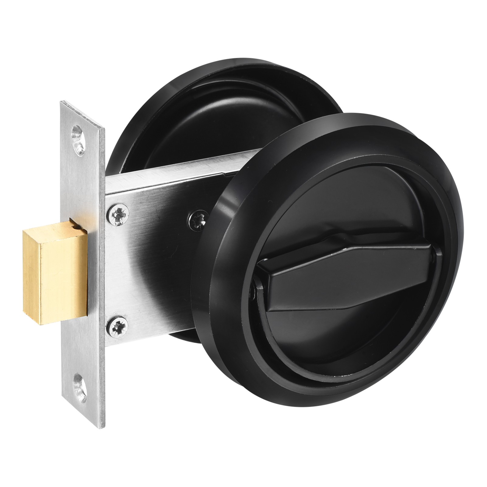Sleek Stainless Steel 304 Recessed Door Lock,  with Hidden Cup Handle