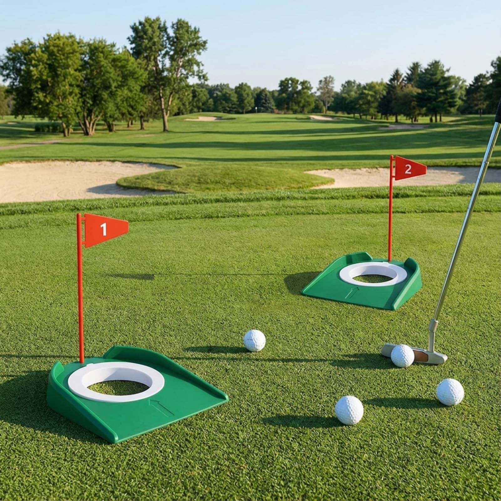 Sotiff Golf Putting Practice Cup Hole Training Aids Golf Accessories Training...