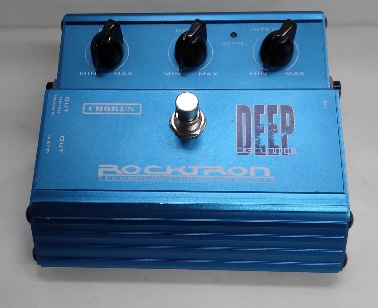 Rocktron Deep Blue Chorus Guitar Pedal Effects Pedal Used