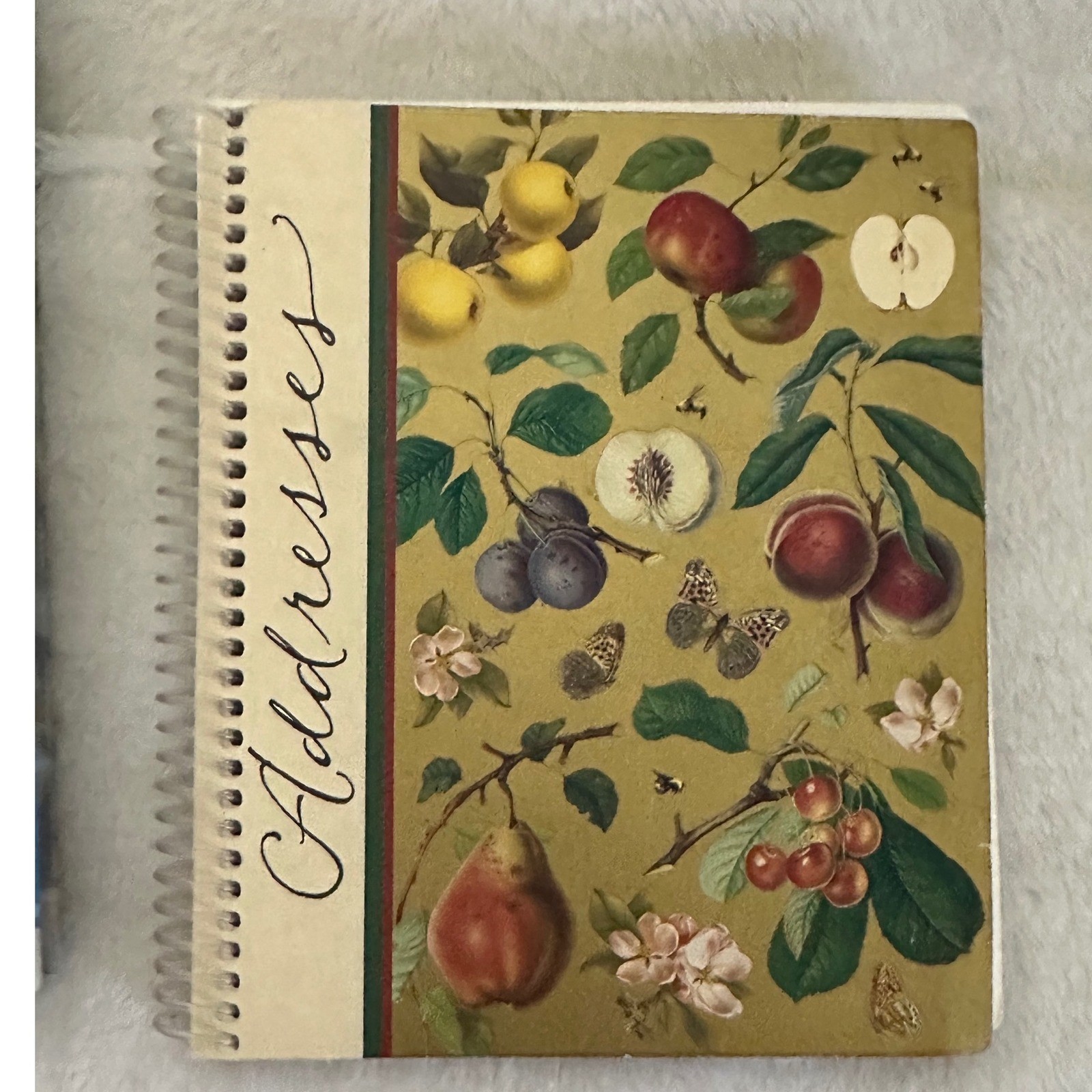 DaySpring Devotional Journal & Address Book Set Blue Botanical Excellent 2pc