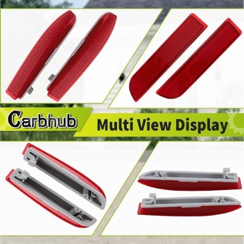 Bumper Reflector Rear Left Right Compatible with RAV4 2006-2012 Tail Brake Stop