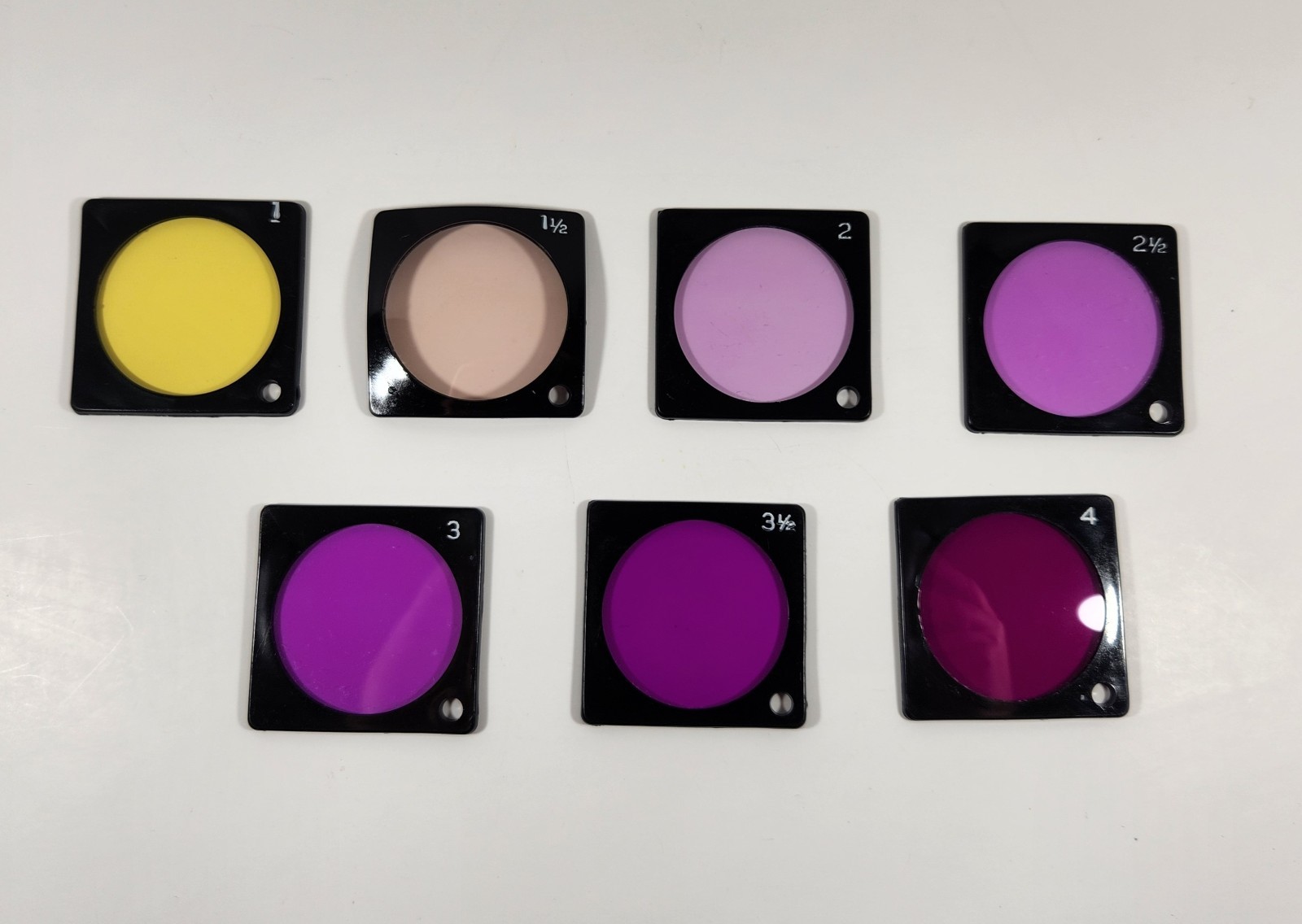 LOT OF 7 FILTER ILLUMINATOR OPTICS
