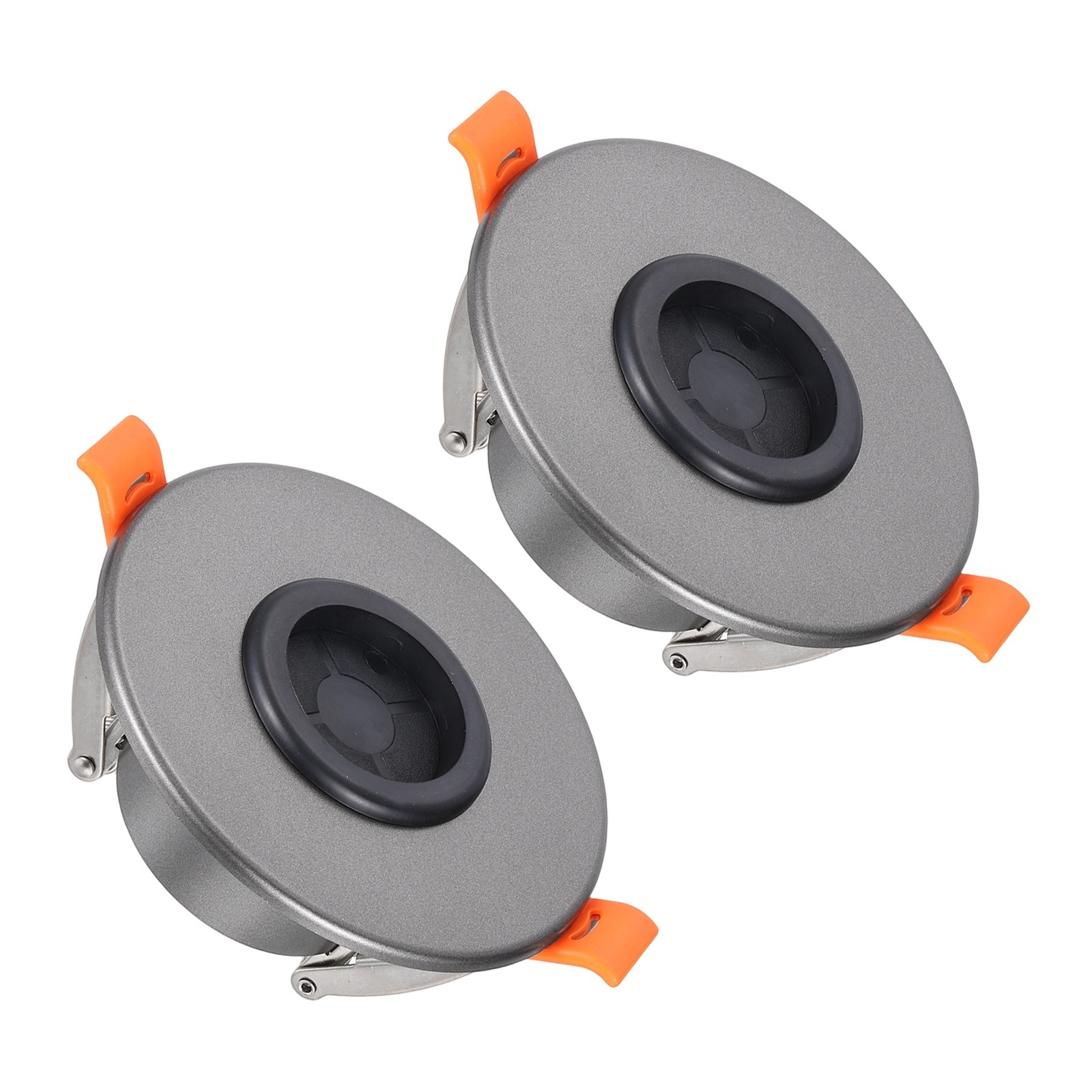 2Pack Cable Pass Port, Spring-Lock Cable Pass Through Port, Dark Gray