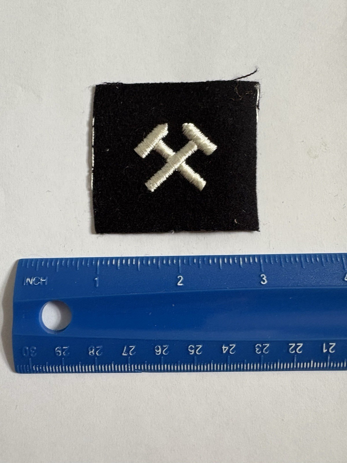 US Navy USN Shipfitter Black Job Rating Insignia Striker Patch INV12712
