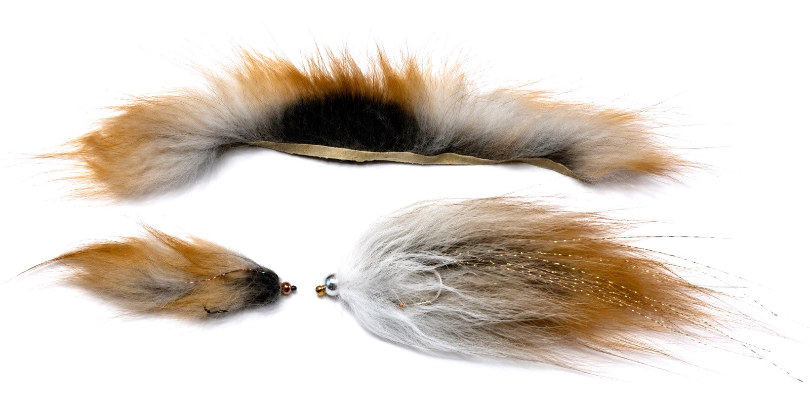 Red Fox Cross Cut Zonker Strips - Fly Tying Material Streamers Salmon Steelhead