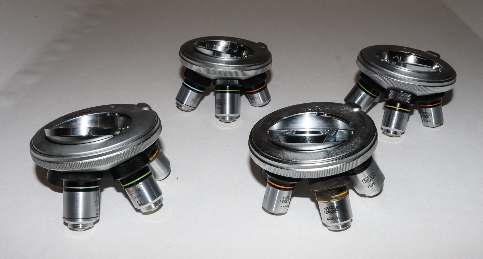 Olympus Microscope Quintuple Nosepiece & Objectives BH Series