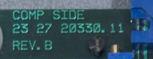 ASM 23 27 20330.11 Rev. B EPI PCB Control Circuit Board