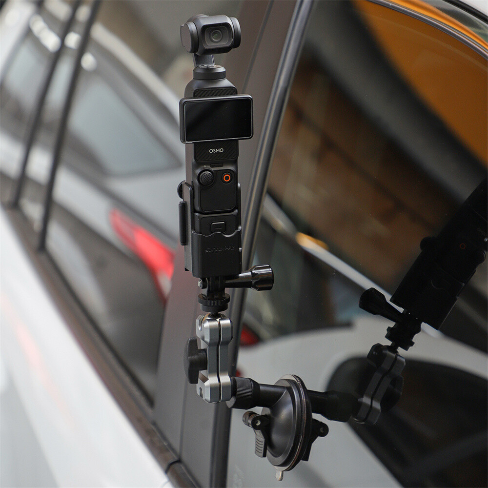 Foldable Expansion Dual Hooks Adapter Protective Case Brackets for DJI Pocket 3