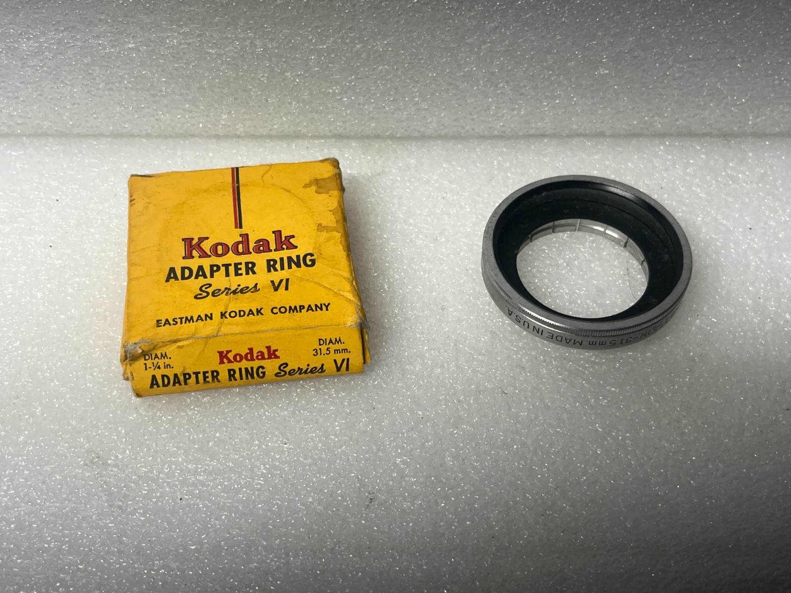 Kodak Adapter Ring Series VI 1 1/4" 31.5mm Push-On + Original Box