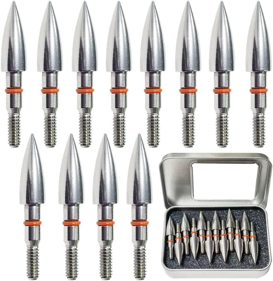 100/125/200/250/300 Grains Premium Stainless Steel Archery Target Field Points A