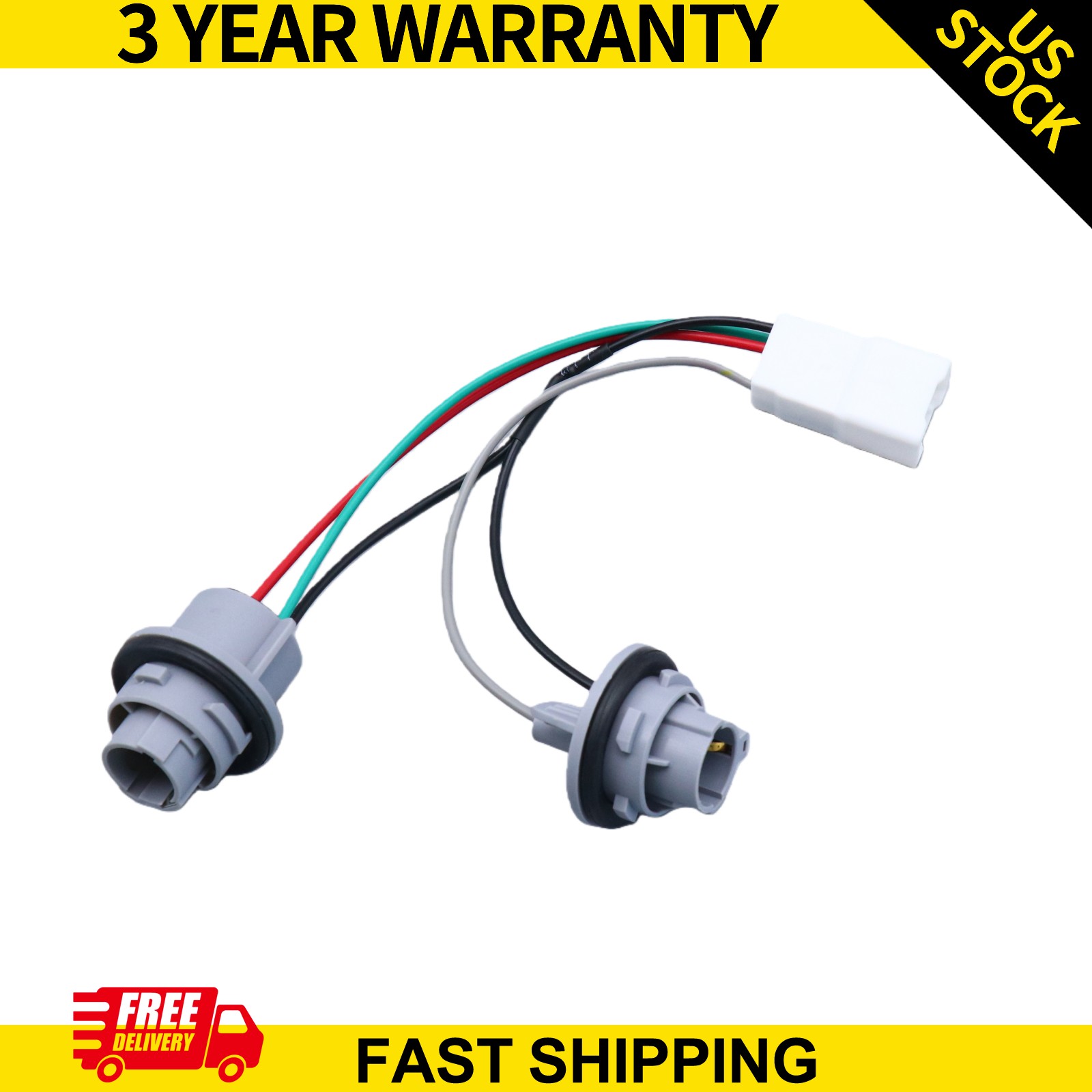 Fits Kia Forte 2017-2018 Rear Outer Tail Light Wiring Harness Socket 92470B0600