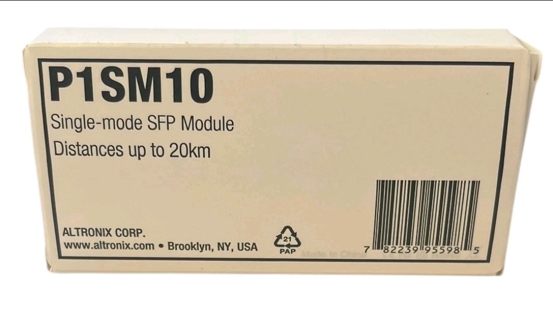 Altronix P1SM10 Single-mode SFP Module Distances up to 20km New