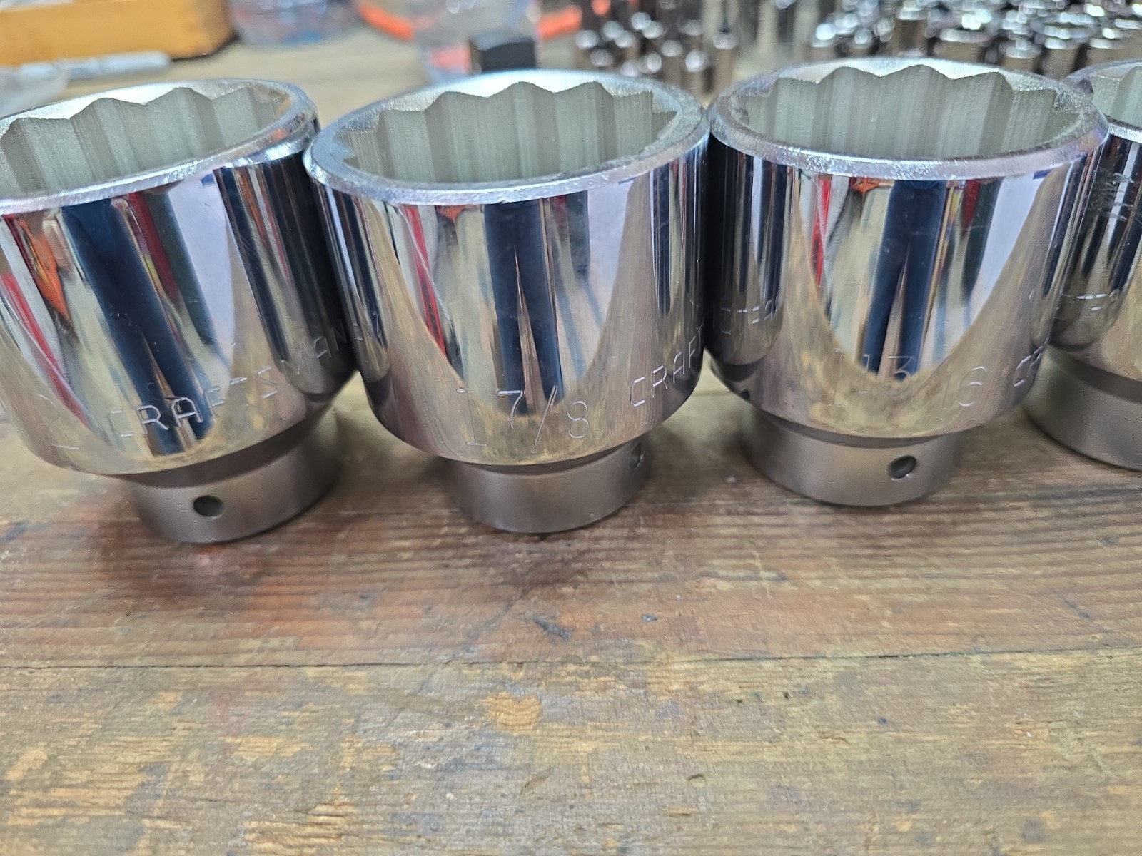 Craftsman 3/4” Drive Socket Set. 1 3/8 To 2 like new never been used.