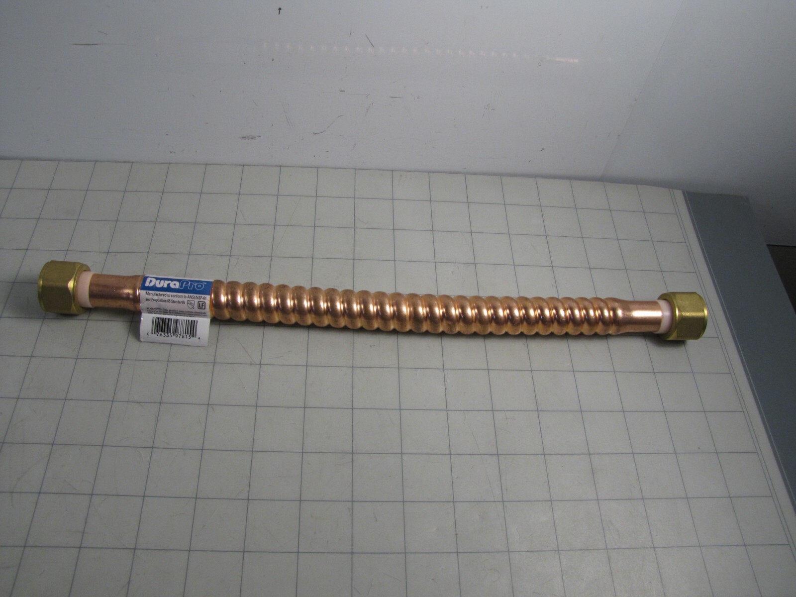 DuraPro C7815BB 3/4" FIB x 3/4" FIB 15" Long Water Heater Connector NEW