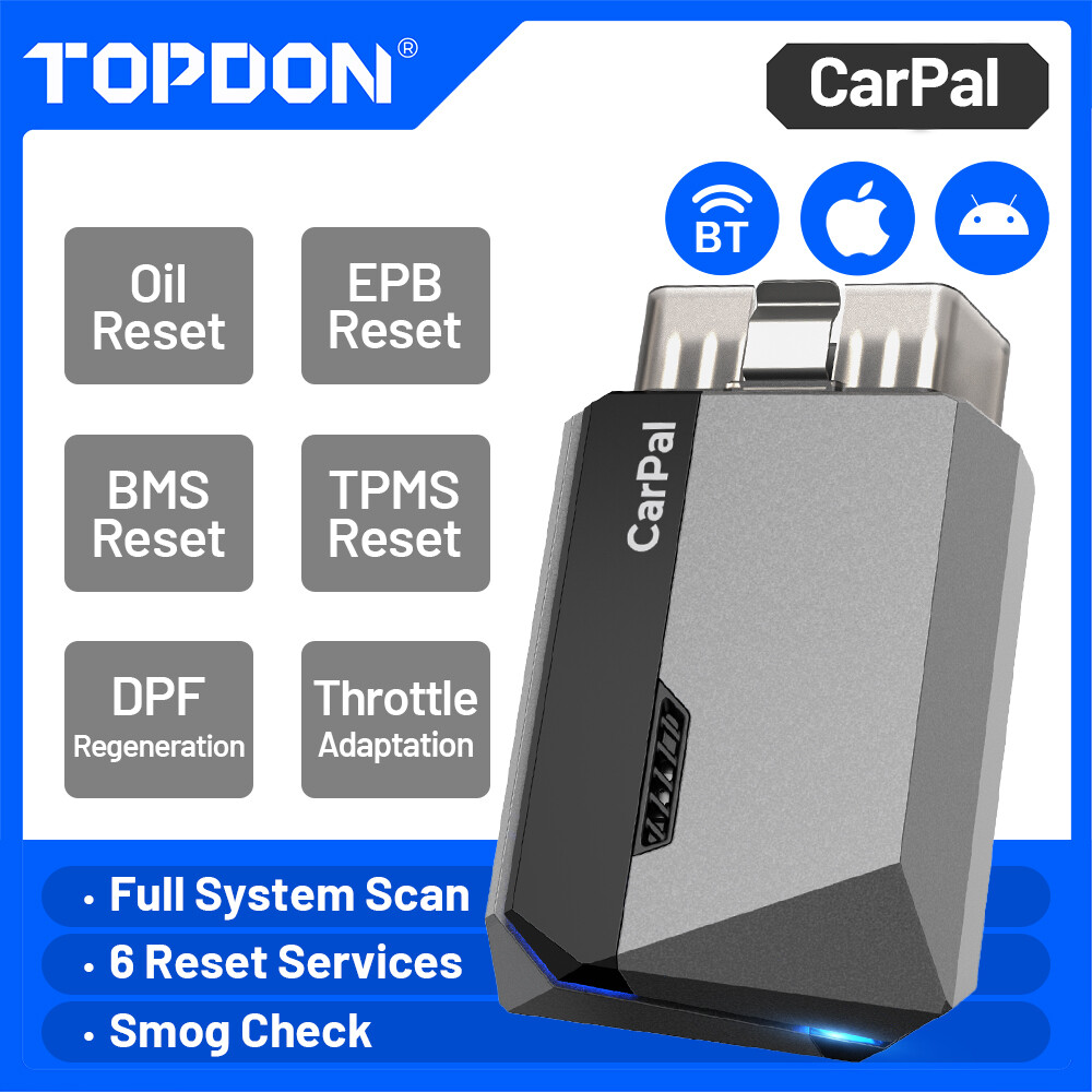 TOPDON CarPal OBD2 Scanner Code Reader Full System Car Diagnostic Tool 2026