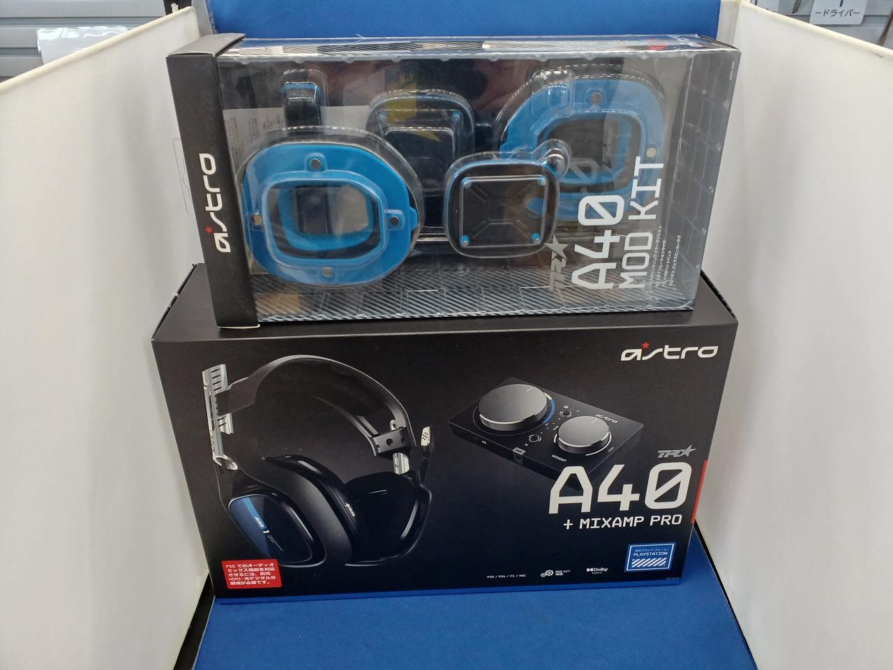 ASTRO A40TR Gaming Headset with MixAmp Pro TR, Wired, Open-back, Used