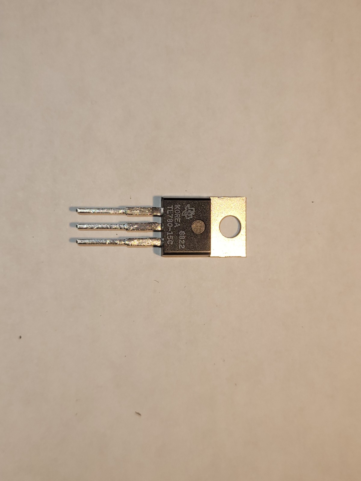 Qty 25 pcs Texas Instruments-TL780-15C-Bi-Polar Voltage Regulator, 15V, 1.5A